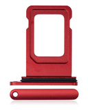 Replacement Dual Sim Card Tray Compatible with Apple iPhone 11 (Red)