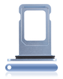 Replacement Dual Sim Card Tray Compatible with Apple iPhone XR (Blue)