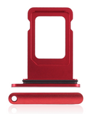 Replacement Dual Sim Card Tray Compatible with Apple iPhone XR (Red)