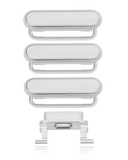 Replacement Hard Buttons (Power / Volume / Switch) Compatible with Apple iPhone 6S Plus (Silver)