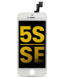 Replacement LCD Assembly Compatible with Apple iPhone 5S / SE (2016) (Refurbished) (White)