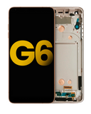 Replacement LCD Assembly With Frame Compatible with LG G6 (Refurbished) (Terra Gold)