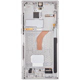 Replacement OLED Assembly With Frame Compatible with Samsung Galaxy S22 Ultra 5G (US & International Version) (Refurbished) (Phantom White)