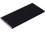Replacement OLED Assembly With Frame Compatible with Samsung Galaxy S22 Ultra 5G (US & International Version) (Refurbished) (Burgundy)