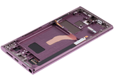 Replacement OLED Assembly With Frame Compatible with Samsung Galaxy S22 Ultra 5G (US & International Version) (Refurbished) (Burgundy)