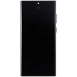 Replacement OLED Assembly With Frame Compatible with Samsung Galaxy S22 Ultra 5G (Service Pack) (Phantom Black)