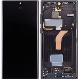 Replacement OLED Assembly With Frame Compatible with Samsung Galaxy S22 Ultra 5G (Service Pack) (Phantom Black)
