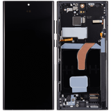 Replacement OLED Assembly With Frame Compatible with Samsung Galaxy S22 Ultra 5G (Service Pack) (Graphite / Sky Blue / Red)