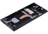Replacement OLED Assembly With Frame Compatible with Samsung Galaxy S22 Ultra 5G (Service Pack) (Graphite / Sky Blue / Red)