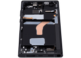 Replacement OLED Assembly With Frame Compatible with Samsung Galaxy S22 Ultra 5G (Service Pack) (Graphite / Sky Blue / Red)