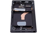 Replacement OLED Assembly With Frame Compatible with Samsung Galaxy S22 Ultra 5G (US & International Version) (Refurbished) (Phantom Black)