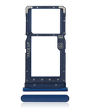 Replacement Sim Card Tray Compatible with Motorola Moto G Play (XT2093 / 2021) (Misty Blue)