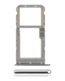 Replacement Sim Card Tray Compatible with Motorola Moto G Fast (XT2045-3 / 2020) (Pearl White)