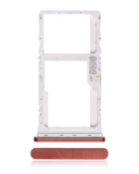 Replacement Sim Card Tray Compatible with Motorola Moto E7 Plus (XT2081 / 2020) (Amber Bronze)