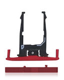 Replacement Sim Card Tray Compatible with Motorola Droid Turbo (XT1254 / XT1225 / 2014) (Red)
