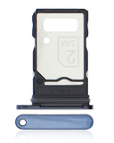 Replacement Dual Sim Card Tray Compatible with Motorola Edge 20 Pro (XT2153-1 / 2021) (Midnight Blue)
