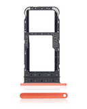 Replacement Dual Sim Card Tray Compatible with Motorola Moto E7 (XT2095 / 2020) (Satin Coral)