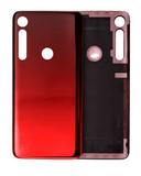 Replacement Back Cover Glass Compatible with Motorola One Macro (XT2016 / 2019) (Gradient / Red)