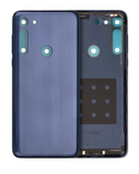 Replacement Back cover Glass Compatible with Motorola Moto G8 (XT2045-1 / 2020) / G Fast (XT2045-3 / 2020) (Neon Blue)