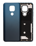 Replacement Back cover Glass Compatible with Motorola Moto E7 Plus (XT2081 / 2020) (Navy Blue)