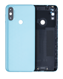 Replacement Back cover Glass Compatible with Motorola Moto E20 (XT2155 / 2021) (Blue)