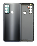Replacement Back cover Glass Compatible with Motorola Moto E40 (XT2159 / 2021) (Carbon Gray)