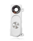 Replacement Power / Volume Button With Camera Lens Compatible with LG G3 (White)