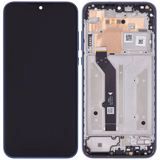 Replacement LCD Assembly With Frame Compatible with Motorola Moto E (XT2052 / 2020) (Genuine OEM) (Midnight Blue)