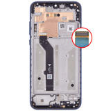 Replacement LCD Assembly With Frame Compatible with Motorola Moto E (XT2052 / 2020) (Genuine OEM) (Midnight Blue)