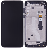 Replacement LCD Assembly With Frame Compatible with Motorola Moto G Power (XT2041/ 2020) (Genuine OEM) (Smoke Black)