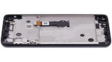 Replacement LCD Assembly With Frame Compatible with Motorola Moto G Power (XT2041/ 2020) (Genuine OEM) (Smoke Black)