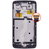 Replacement LCD Assembly With Frame Compatible with Motorola Moto G5 (XT1670 / 2017) (Genuine OEM) (Black)