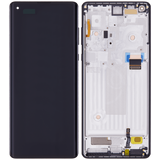 Replacement OLED Assembly With Frame Compatible with Motorola Edge Plus (XT2061 / 2020) (Genuine OEM) (Baltic Gray)