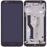 Replacement LCD Assembly With Frame Compatible with Motorola Moto E6 (XT2005 / 2019) (Genuine OEM) (All Colors)