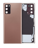 Replacement Back Cover Glass With Camera Lens Compatible with Samsung Galaxy Note 20 5G (No Logo) (Aftermarket Plus) (Mystic Bronze)