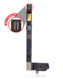 Replacement Headphone Jack With Flex Cable Compatible with Apple iPad Mini 4 (WiFi Only) (Black)