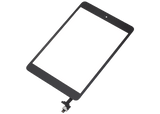 Replacement Digitizer With IC Chip & Home Button Pre-Installed Compatible with Apple iPad Mini 1 / iPad Mini 2 (Aftermarket Pro: XO7) (Black)