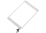 Replacement Digitizer With IC Chip & Home Button Pre-Installed Compatible with Apple iPad Mini 1 / iPad Mini 2 (Aftermarket Pro: XO7) (White)