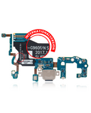 Replacement Charging Port With Flex Cable Compatible with Samsung Galaxy S9 (G960F) (International Version)