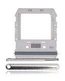 Replacement Dual Sim Card Tray Compatible with Samsung Galaxy S10 5G (Crown Silver)