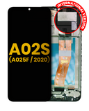 Replacement LCD Assembly With Frame Compatible with Samsung Galaxy A02S (A025F / 2020) (International Version) (Refurbished) (All Colors)