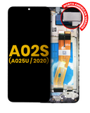 Replacement LCD Assembly With Frame Compatible with Samsung Galaxy A02S (A025U / 2020) (US Version) (Refurbished) (All Colors)