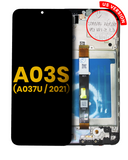 Replacement LCD Assembly With Frame Compatible with Samsung Galaxy A03s (A037U / 2021) (US Version) (Refurbished) (All Colors)