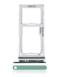 Replacement Dual Sim Card Tray Compatible with Samsung Galaxy S10 / S10 Plus / S10E (Prism Green)