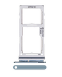 Replacement Dual Sim Card Tray Compatible with Samsung Galaxy S10 / S10 Plus / S10E (Prism Blue)