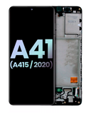 Replacement LCD Assembly With Frame Compatible with Samsung Galaxy A41 (A415 / 2020) (Service Pack) (Prism Crush Black)
