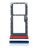 Replacement Single Sim Card Tray Compatible with Motorola Moto G8 Power (XT2041-1 / XT2041-3 / 2020) (Capri Blue)