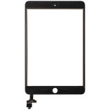 Replacement Digitizer With IC Chip Compatible with Apple iPad Mini 3 (No Home Button Installed) (Aftermarket Pro: XO7) (Black)
