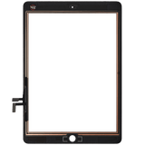 Replacement Digitizer Compatible with Apple iPad Air 1 / iPad 5 (2017) (No Home Button Installed) (Aftermarket Pro: XO7) (Black)
