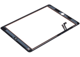 Replacement Digitizer Compatible with Apple iPad Air 1 / iPad 5 (2017) (No Home Button Installed) (Aftermarket Pro: XO7) (White)